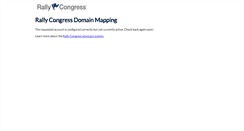Desktop Screenshot of no2tradertax.rallycongress.com